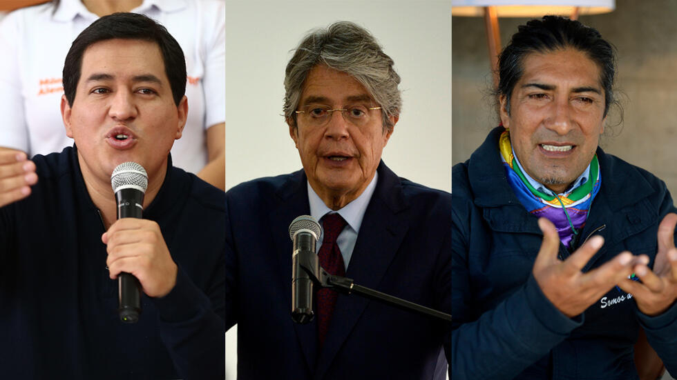 Arauz, Lasso y Pérez estos son los candidatos favoritos a gobernar Ecuador